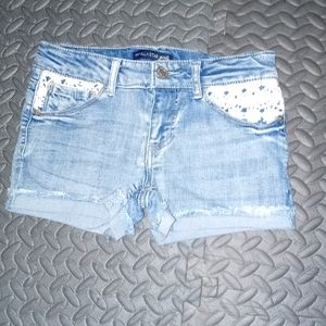 Vanilla Star denim jean shorts sz 10